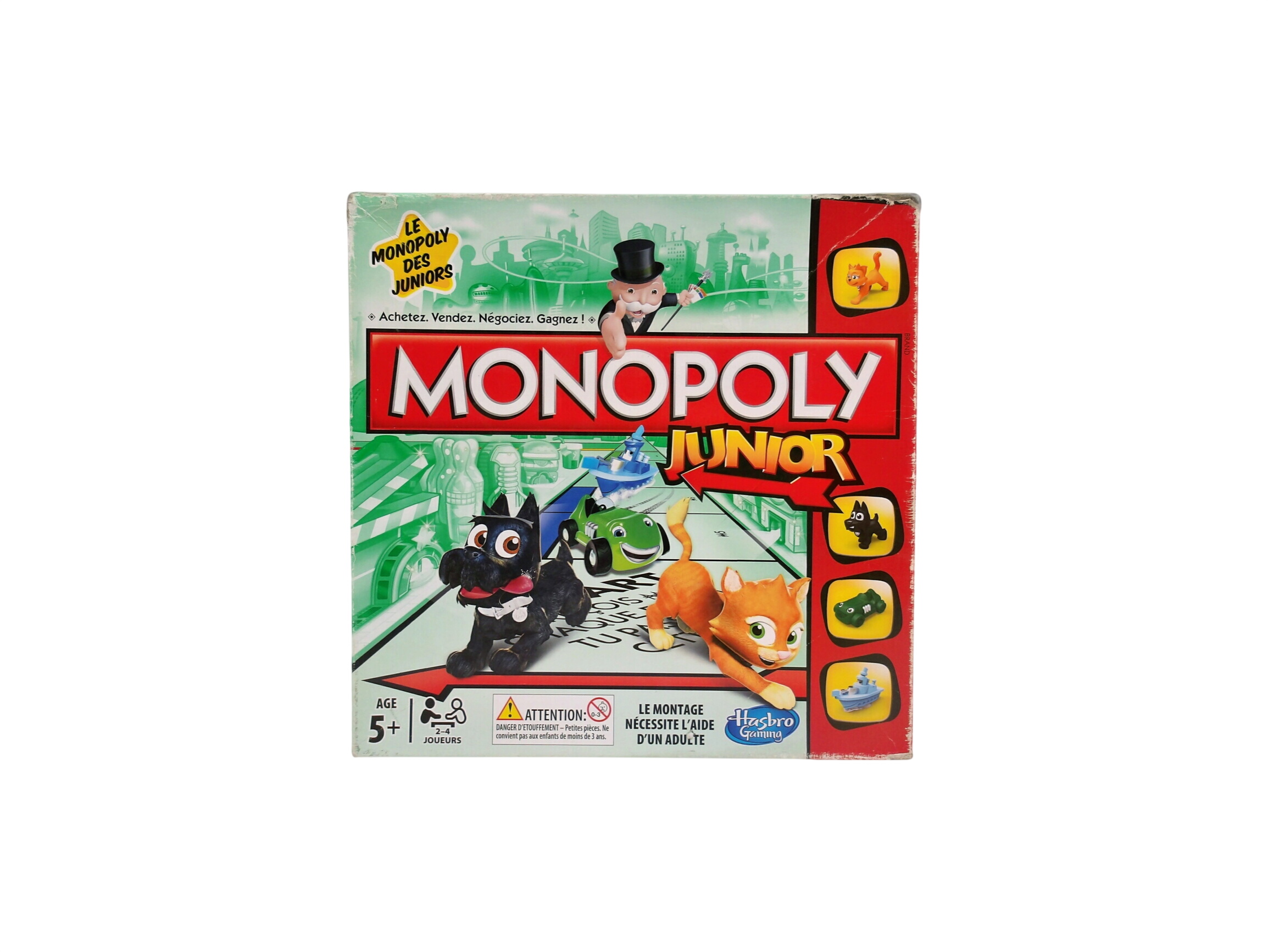Monopoly - Edition junior- Édition 2013 Très bon état -  reconditionné disponible sur Label Emmaüs